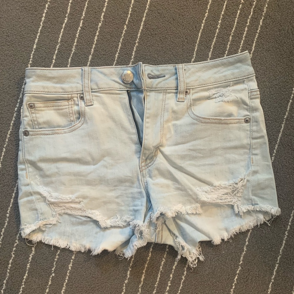 Ripped jean shorts from American Eagle